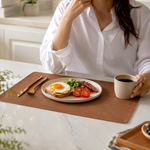 Beidseitige Tischsets für gehobenes Essen  