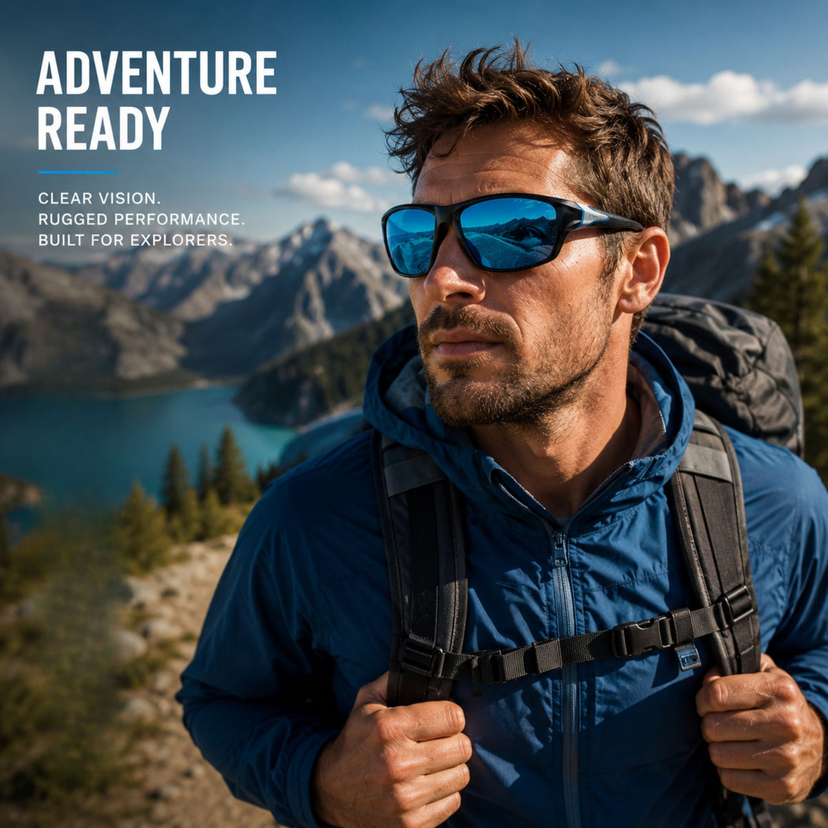 Lunettes de sport polarisées pour une clarté sans éblouissement  