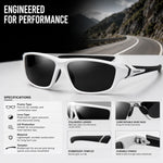 Lunettes de sport polarisées pour une clarté sans éblouissement  