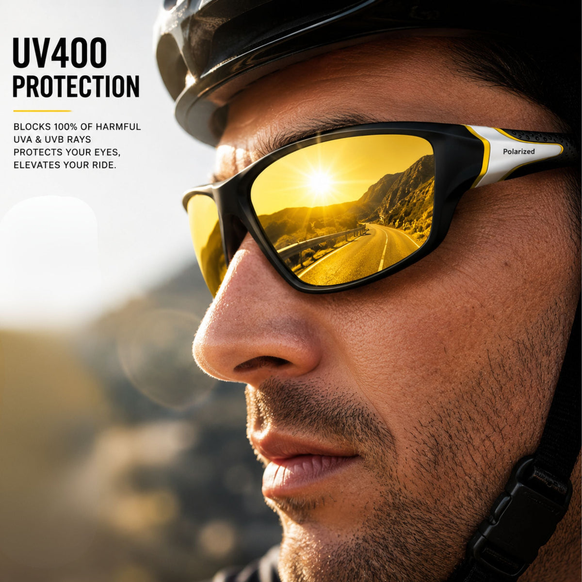 Lunettes de sport polarisées pour une clarté sans éblouissement  