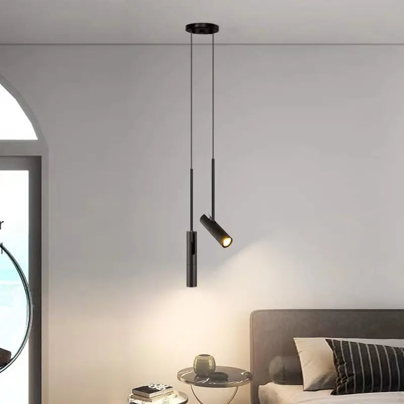 Závěsné LED svítidlo Nysaia do ložnice pro klidnou atmosféru