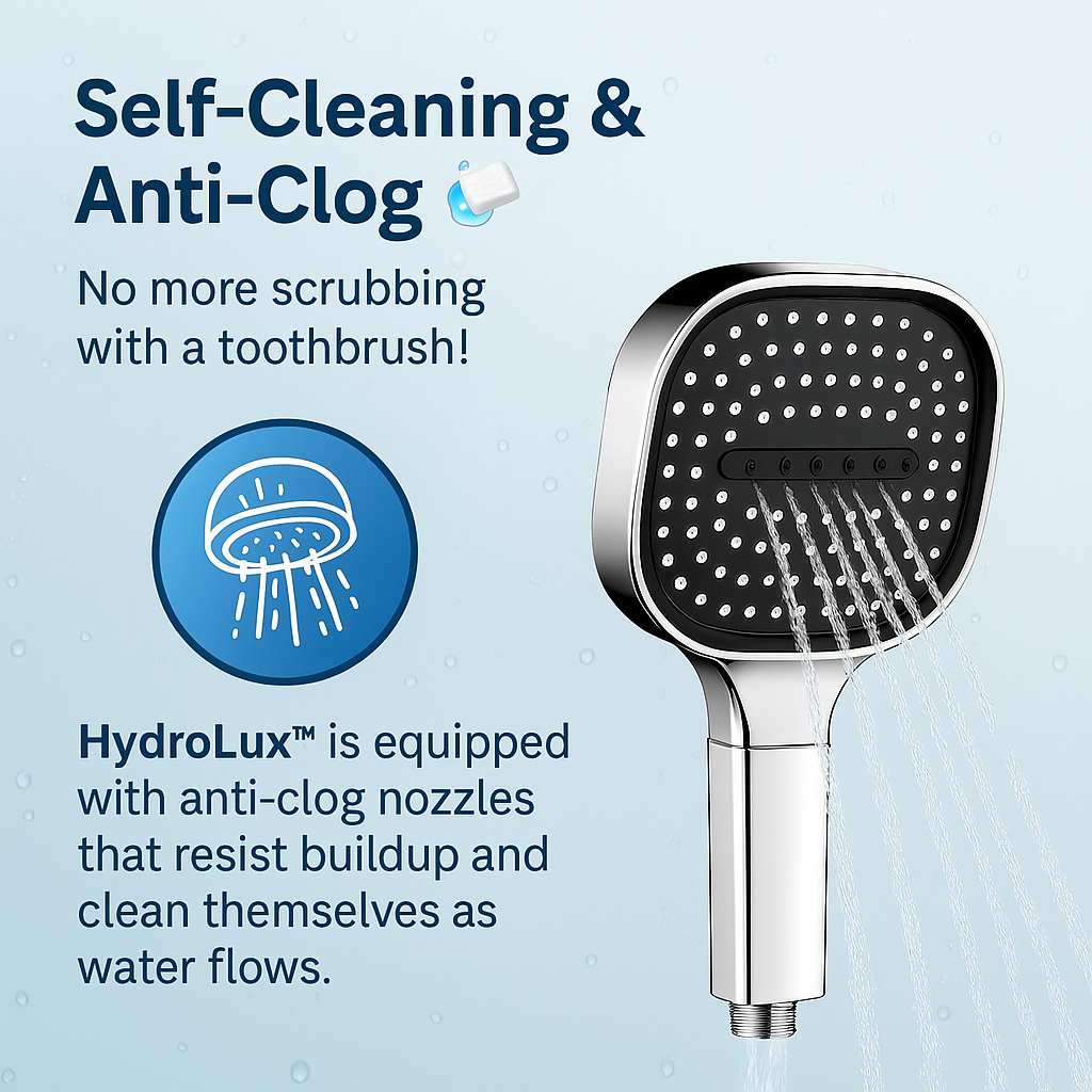 High Pressure Shower Head with Filtration