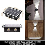 Luce da Parete Solare LED per un Bagliore Scultoreo Esterno