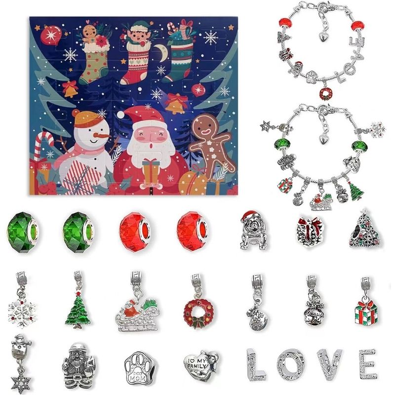 DIY Advent Bracelet Calendar With Festive Charm