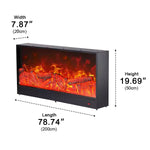 3D LED Flame Fireplace Lighting for Ambiance