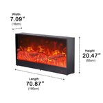 3D LED Flame Fireplace Lighting for Ambiance