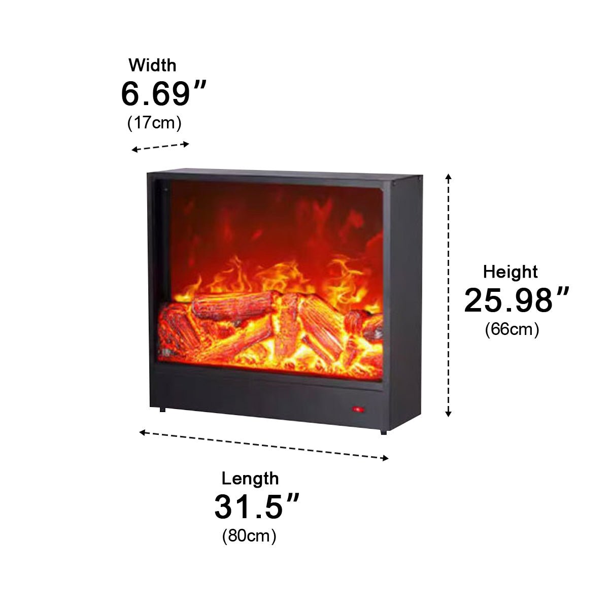 3D LED Flame Fireplace Lighting for Ambiance