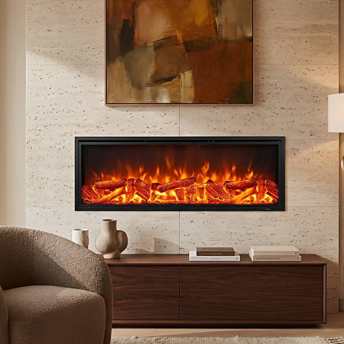3D LED Flame Fireplace Lighting for Ambiance