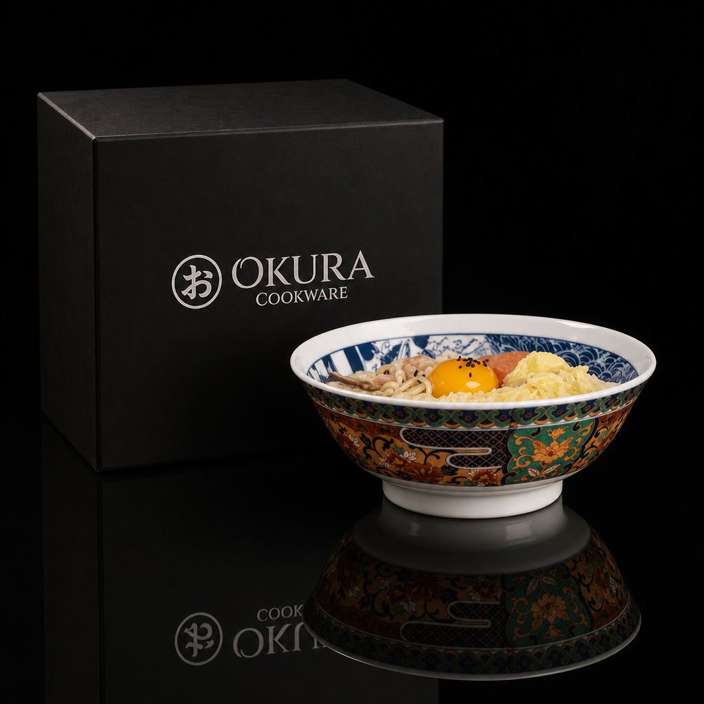Bol pentru ramen din ceramică Imari Mino, pentru mese artistice
