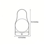 Lanterne LED en verre côtelé pour une atmosphère douce