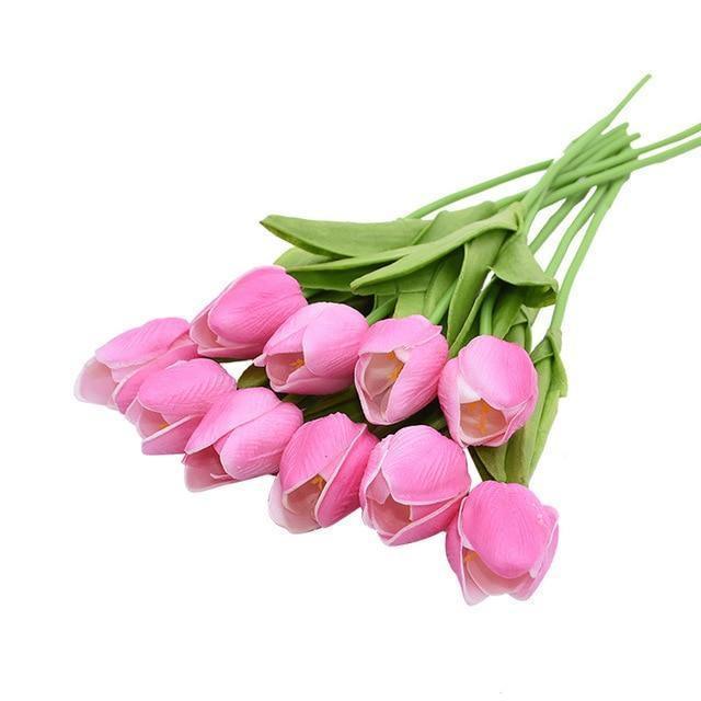 Künstliche Tulpen-Tischdekoration mit langanhaltender Farbe