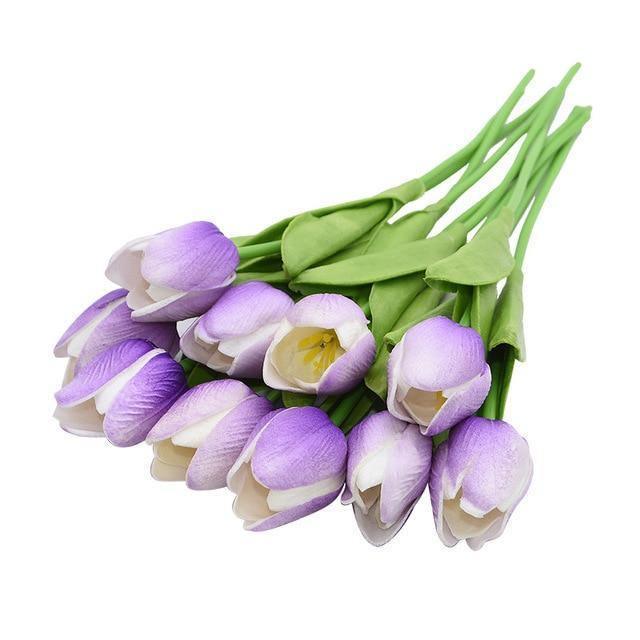Künstliche Tulpen-Tischdekoration mit langanhaltender Farbe