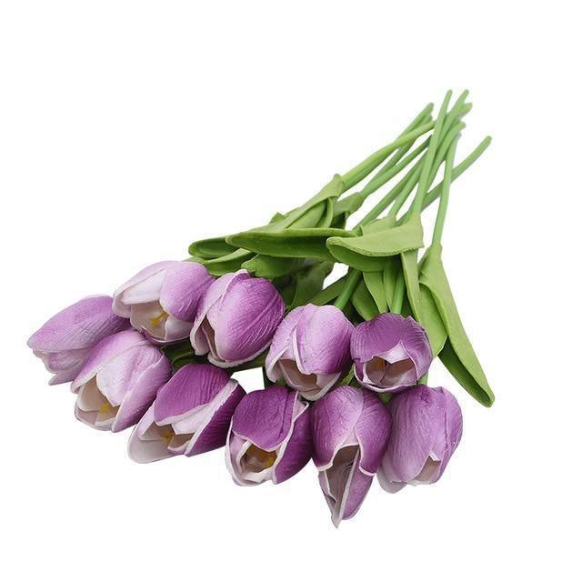 Künstliche Tulpen-Tischdekoration mit langanhaltender Farbe
