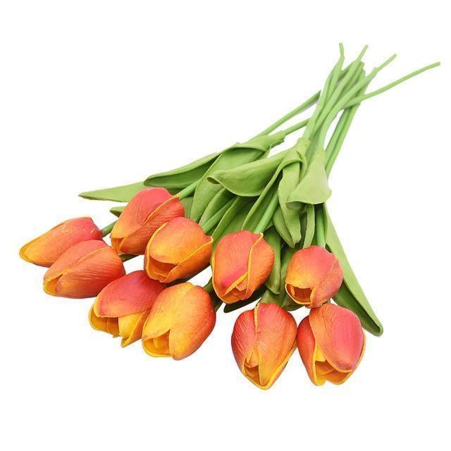Künstliche Tulpen-Tischdekoration mit langanhaltender Farbe