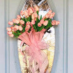 Künstliche Tulpen-Tischdekoration mit langanhaltender Farbe