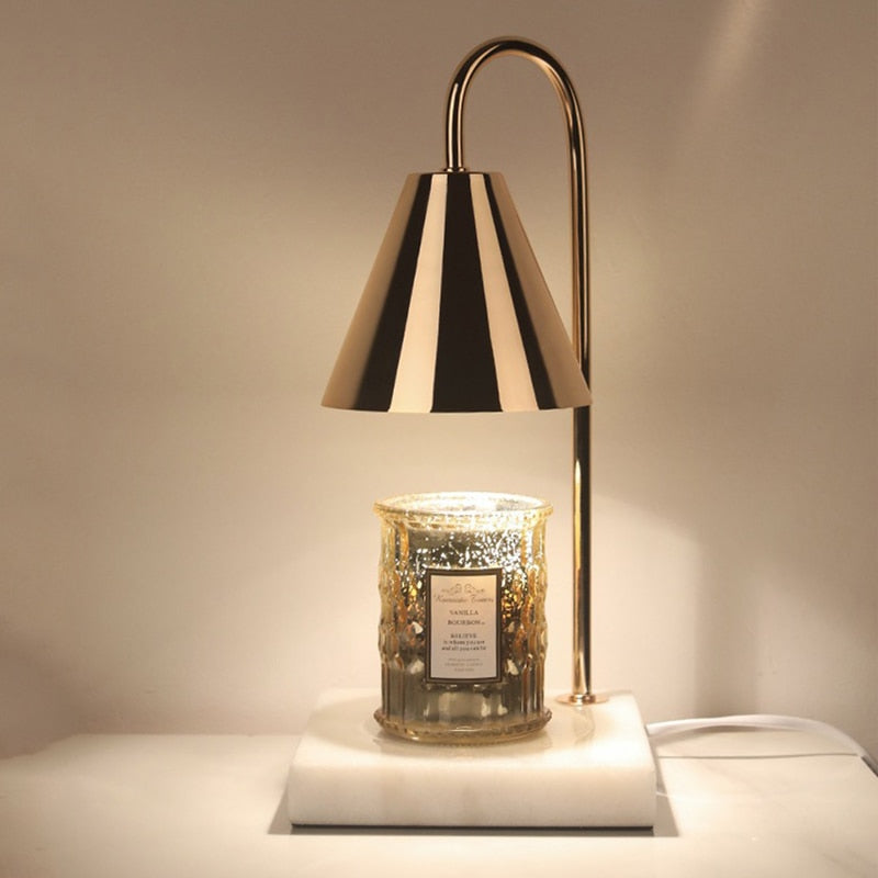 Vintage-Kerzenwärmerlampe für gemütliche Atmosphäre  