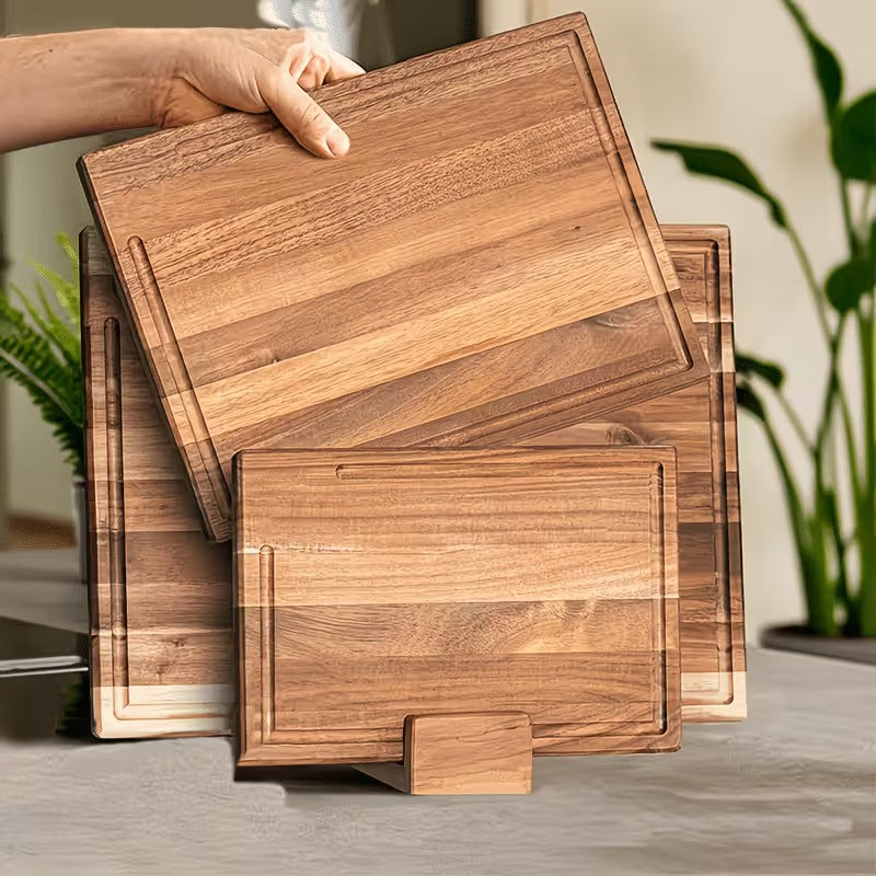Chopping Board Set for Stylish Countertop Storage
