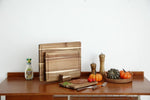 Chopping Board Set for Stylish Countertop Storage