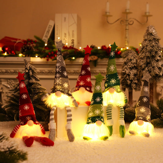 Gnomo di Natale Luminoso con Fascino Festivo