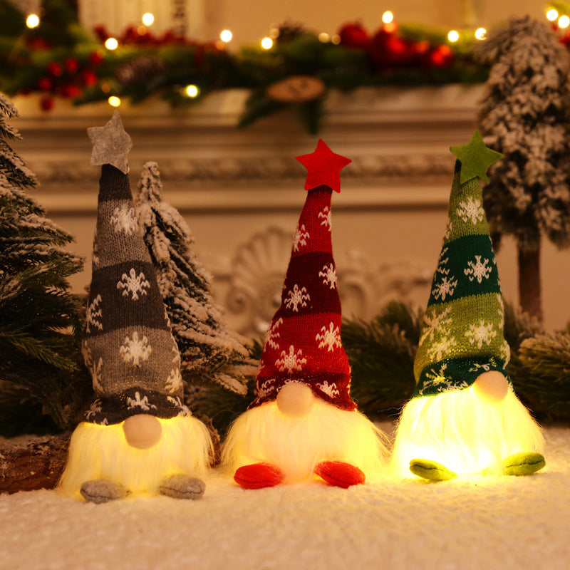 Gnomo di Natale Luminoso con Fascino Festivo