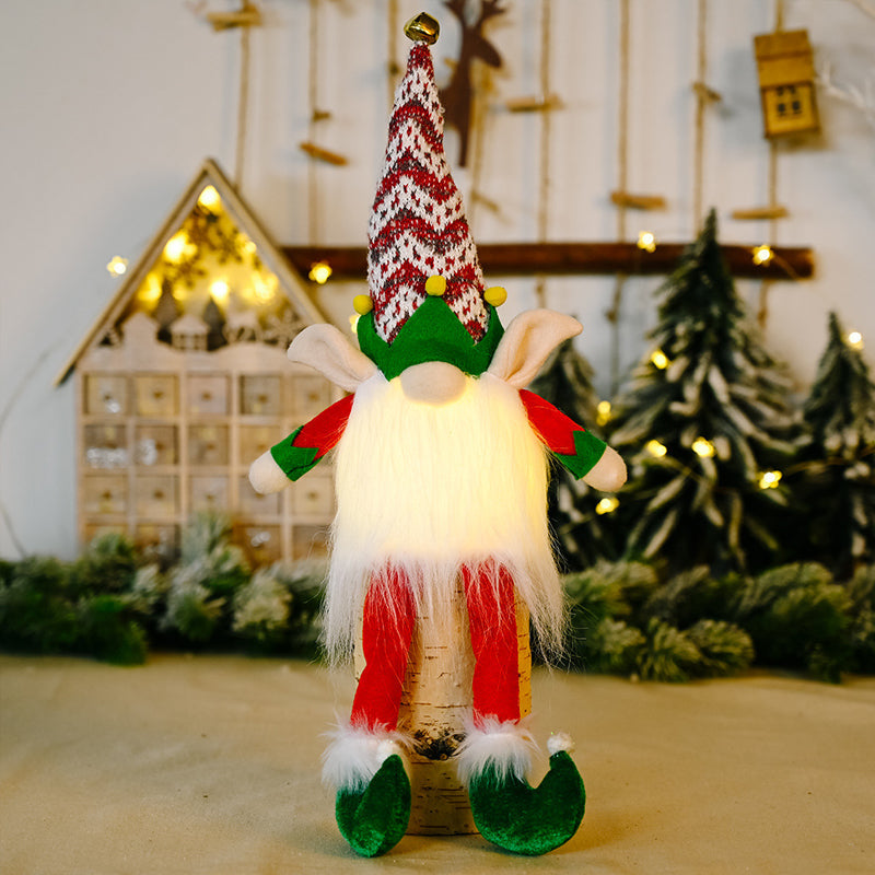 Gnomo di Natale Luminoso con Fascino Festivo