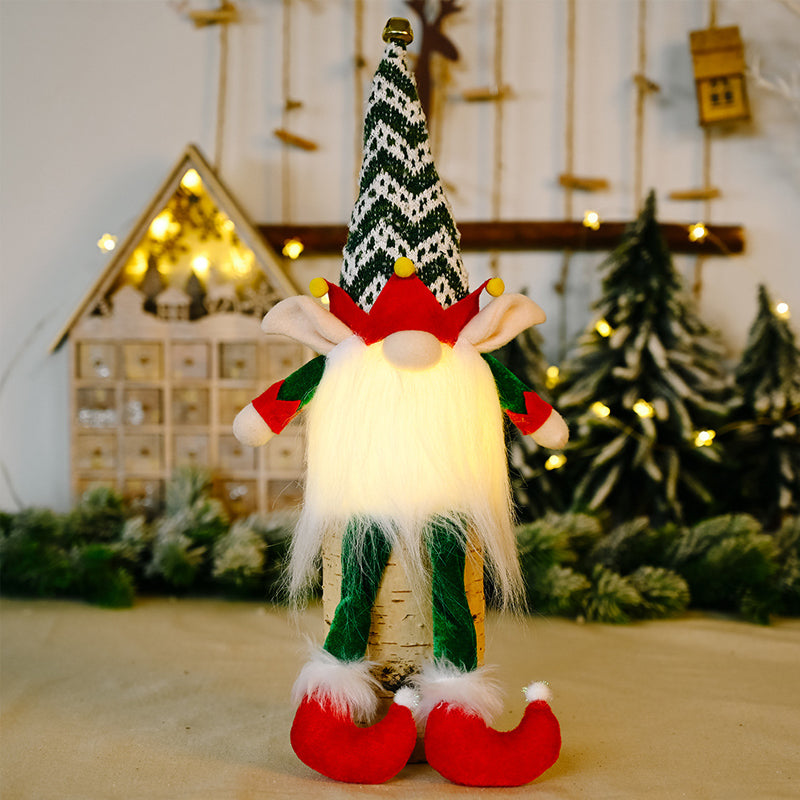 Gnomo di Natale Luminoso con Fascino Festivo