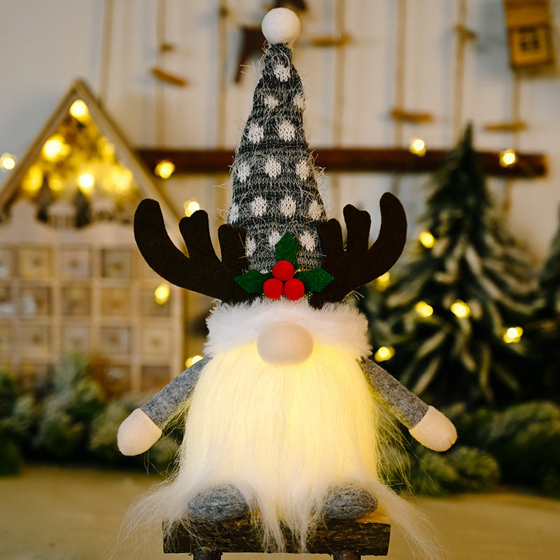 Gnomo di Natale Luminoso con Fascino Festivo