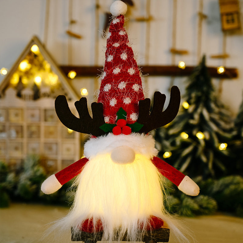 Gnomo di Natale Luminoso con Fascino Festivo