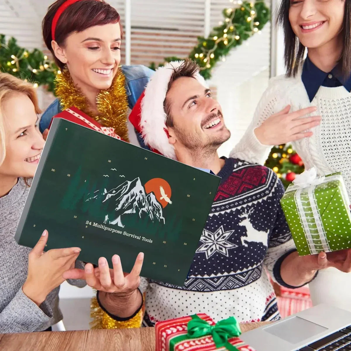 Adventní kalendář pro přežití s 24 outdoorovými nástroji