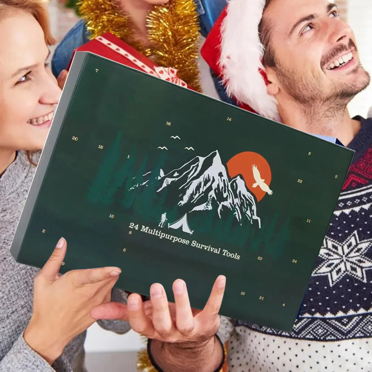 Adventní kalendář pro přežití s 24 outdoorovými nástroji