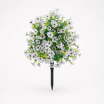 Vase à fleurs artificielles pour couleur de jardin toute l'année