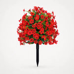 Vase à fleurs artificielles pour couleur de jardin toute l'année