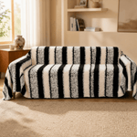 Plush Couch Cover With Stay-Put Comfort