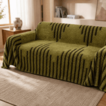 Plush Couch Cover With Stay-Put Comfort