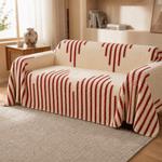 Plush Couch Cover With Stay-Put Comfort